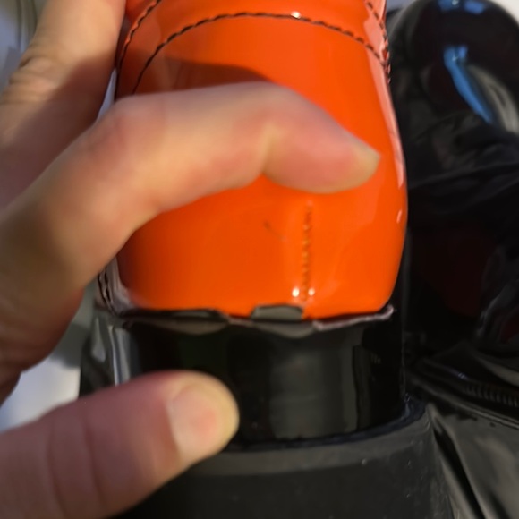 Dolls Kill Black and Orange Women's Boots 6 - Picture 12 of 16